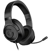 LORGAR Noah 101, Gaming headset with microphone, 3.5mm jack connection, cable length 2m, foldable design, PU leather ear pads, size: 185*195*80mm, 0.245kg, black_1