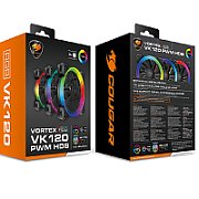 Cougar | COUGAR VORTEX VK120 - 3PC Pack | RGB FAN_2