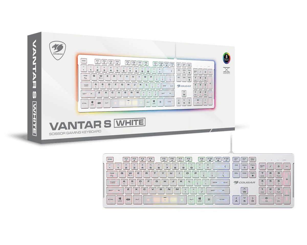 Cougar | VANTAR S White | Keyboard_1