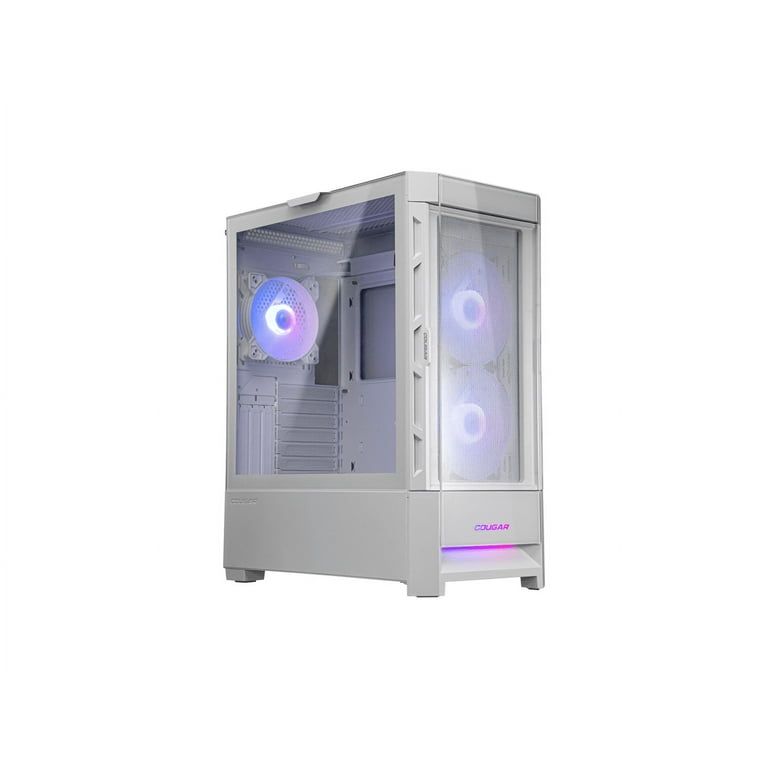 COUGAR | Duoface RGB White | PC Case | Mid Tower / Airflow Front Panel / 2 x 140mm & 1x 120mm ARGB Fans incl. / TG Left Panel_2