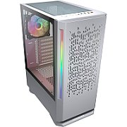 COUGAR | MX430 Air RGB White | PC Case | Mid Tower / Air Vents Front Panel with ARGB strips / 3 x ARGB Fans / 4mm TG Left Panel_1