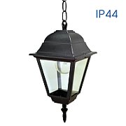 Pendul tip felinar Vivalux RIGA, E27, max 1x60W, IP44, 145x145x1150mm, Negru, bec neinclus_1