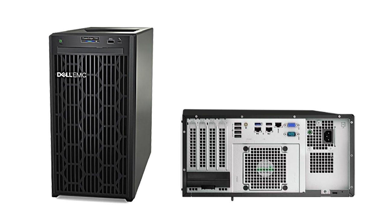 Server DELL PowerEdge T150, Tower 4U, Intel Xeon E-2314 (4 C / 4 T, 2.8 GHz - 4.5 GHz, 8 MB cache, 65 W), 32 GB DDR4 ECC, 
2 x SSD server 960 GB 2.5