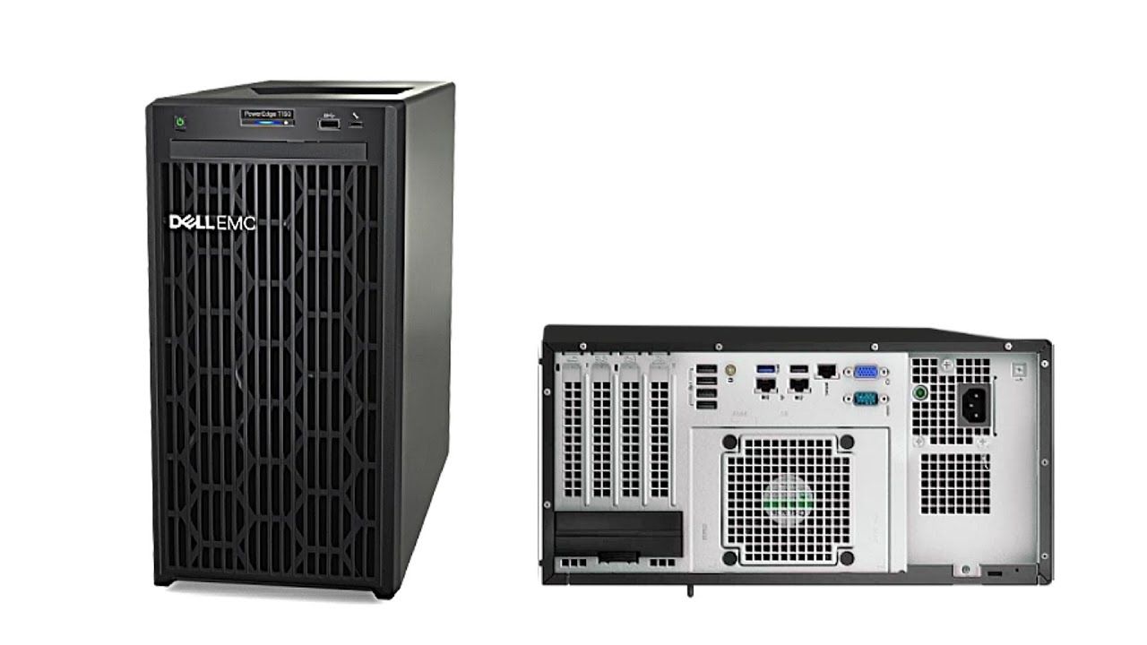 Dell PowerEdge T150 Tower Server,Intel Xeon E-2314 2.8G(4C/4T),16GB 3200MT/s UDIMM,480GB SSD SATA RI(4x3.5