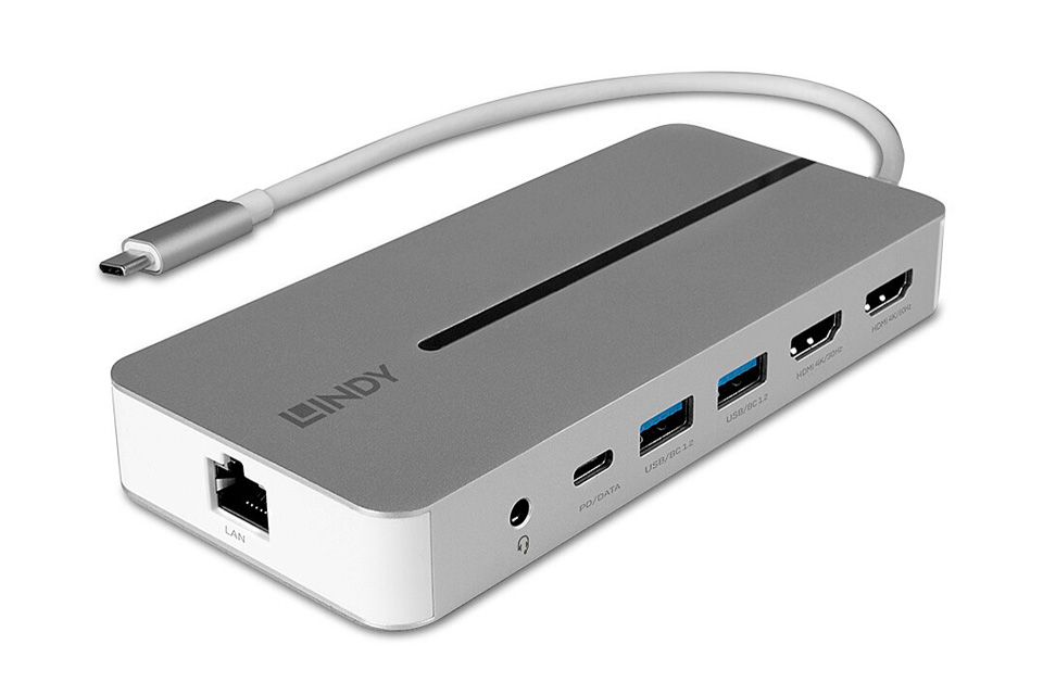 Hub Lindy 4 Port USB 3.2, PD 3.0 up to 100W (20V 5A)_1