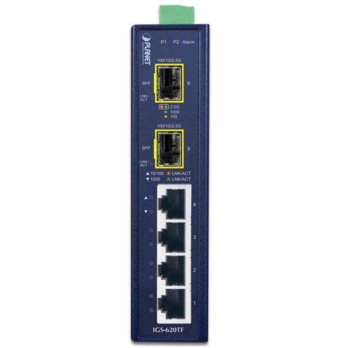 PLANET IGS-620TF switch-uri Fara management Gigabit Ethernet (10/100/1000) Albastru_2