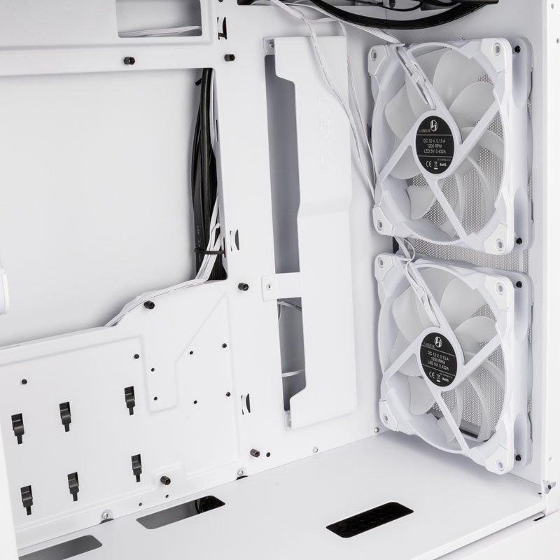 Carcasa PC Lian Li LANCOOL 205 Mesh C Mid-Tower White, Tempered Glass, 1x120mm 2x140mm preinstalled fans, PCI Slots 7, ATX_7