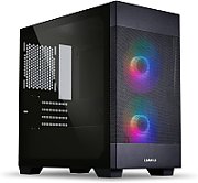 Carcasa PC Lian Li LANCOOL 205M MESH Micro-ATX, Tempered Glass, 2x140 mm preinstalled fans, 4 expansion slots, black_1