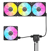 Ventilator Carcasa CORSAIR iCUE LINK RX120 1x120mm RGB NEGRU, viteza 0.400-2100 RPM +/- 10%, Airflow: 10.5-74.2 CFM, Presiune Statica: 0.12-4.38 mm-H2O, Nivel de zgomot: 10-36dBA, Prindere magnetica, Lungime cablu 135mm_10