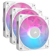 Ventilatoare Carcasa CORSAIR iCUE LINK RX120 3x120mm RGB ALB, viteza 0.400-2100 RPM +/- 10%, Airflow: 10.5-74.2 CFM, Presiune Statica: 0.12-4.38 mm-H2O, Nivel de zgomot: 10-36dBA, Prindere magnetica, Lungime cablu 135mm, 600mm_1