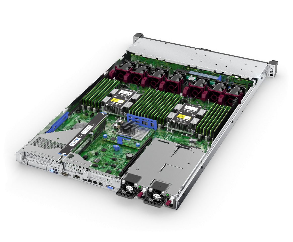 Server HPE ProLiant DL360 Gen11, Rack 1U, Intel Xeon Gold 5416S (16 C / 32 T, 2.0 GHz - 4.0 GHz, 30 MB cache, 150 W), 64 GB DDR5 ECC, 
2 x SSD 1.92 TB 2.5