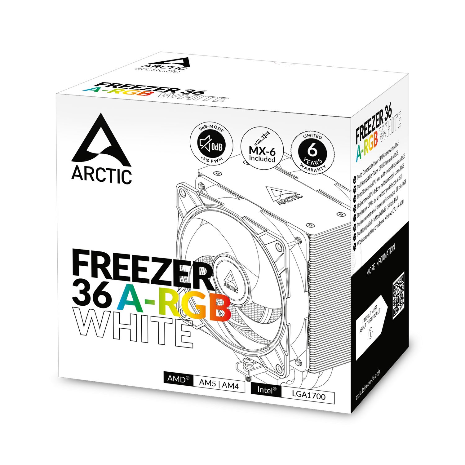 Freezer 36 A-RGB White, 120mm, Intel/ AMD, Alb_10