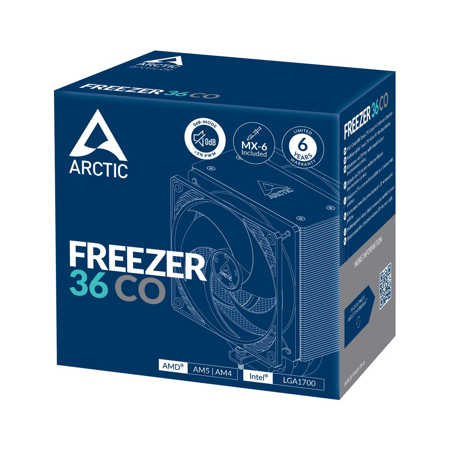 Freezer 36 CO, 120mm, Intel/ AMD, Negru_6