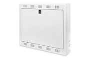 DVR wall mounting cabinet 550x580x160 mm, grey (RAL 7035)