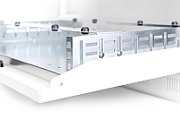 DVR wall mounting cabinet 550x580x160 mm, grey (RAL 7035)