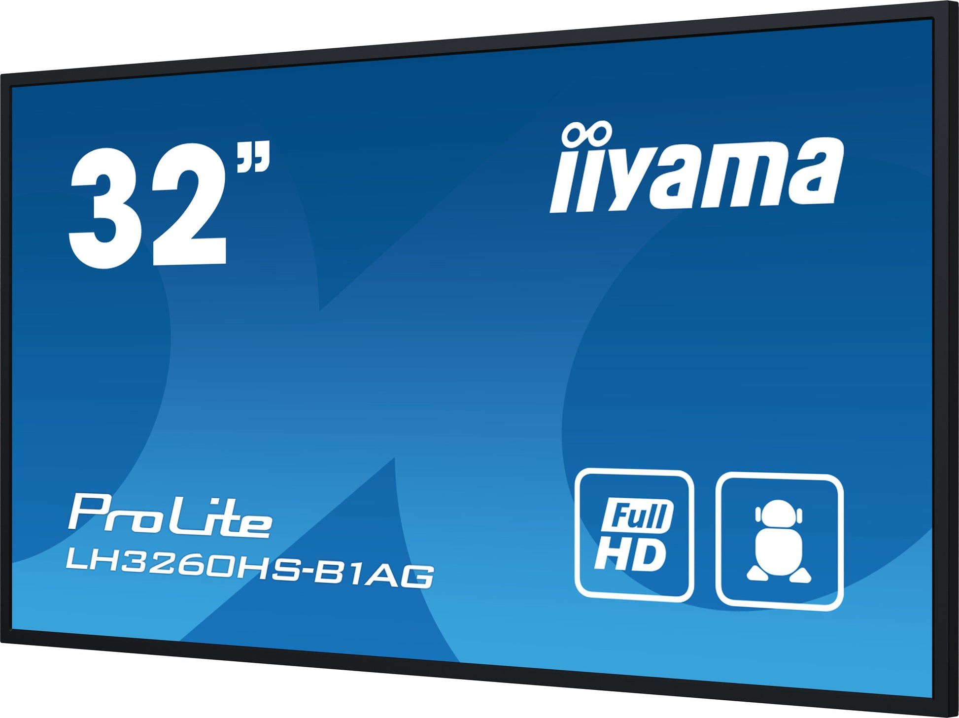 IIYAMA LH3260HS-B1AG 32inch 1920x1080 FHD VA panel Haze 25perc 500cd/m Landscape and Portrait Wallmount Included_2