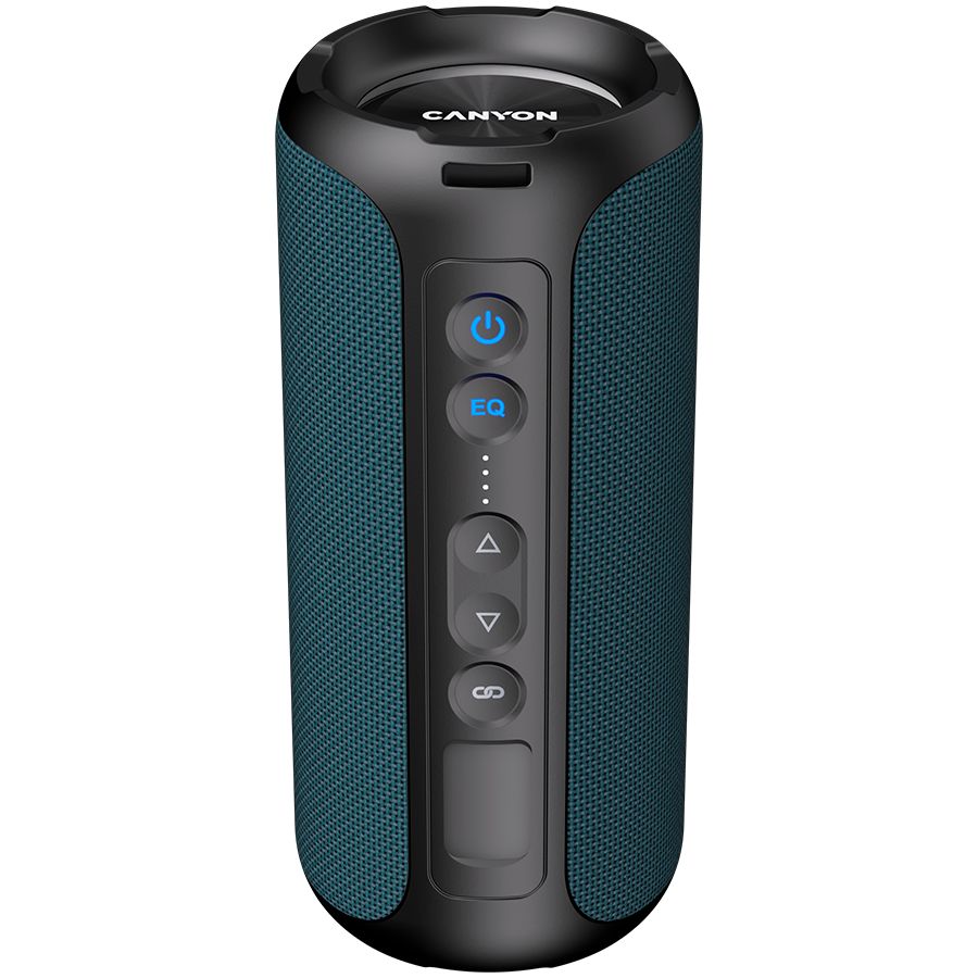 CANYON OnMove 15, Bluetooth speaker,Dark blue, IPX6,2*20W,7.4V 2600mah battery, EQ,TWS,AUX,Hand-free_2