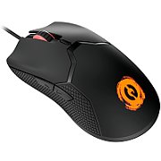 CANYON Carver GM-116,  6keys Gaming wired mouse, A603EP sensor, DPI up to 3600, rubber coating on panel, Huano 1million switch, 1.65M PVC cable, ABS material. size: 130*69*38mm, weight: 105g, Black_3