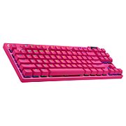 LOGITECH G PRO X TKL LIGHTSPEED Mechanical Gaming Keyboard - MAGENTA - US INT'l - TACTILE_2