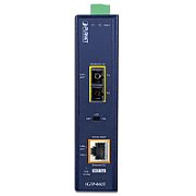 PLANET IP30 Industrial 10/100/1000BA convertoare media pentru rețea 1000 Mbit/s Albastru_1