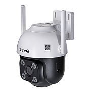 Tenda RH7-WCA 4MP Outdoor Wi-Fi Pan/Tilt Camera, orizontala 360°, Verticala 137°, Slot Card microSD(pana la 256gb, Alimentare: DC 12V 1A, Interfata: 1 x 10/100 RJ45, Obiectiv: 4mm@F1.6, Dimensiuni: 138mm*120mm* 187mm, Rezolutie: 2560 x 1440 30fps, H.265/H.264, Standarde wire;ess: IEEE 802.11b/g/n_2