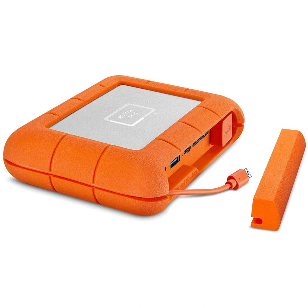 SSD Extern Lacie Rugged, 1TB, Orange, USB 3.2_1