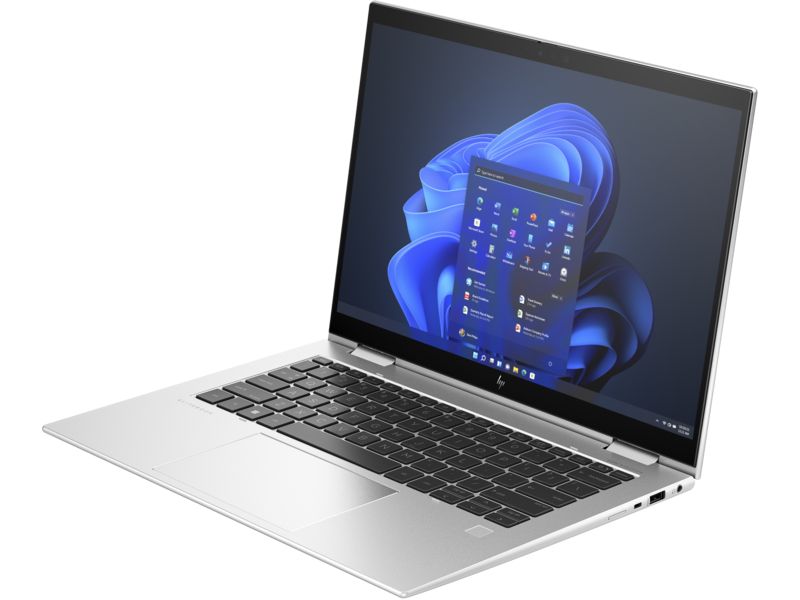 Laptop HP EliteBook x360 1040 G10 cu procesor Intel Core i5-1335U 10 Core (1.3GHz, up to 4.6GHz, 12MB), 14.0 inch WUXGA TOUCH, Intel Iris Xe Graphics, 16 GB LPDDR5, SSD, 1TB PCIe 4x4 2280 NVMe, Windows 11 Pro 64bit, Silver, 3yw_3