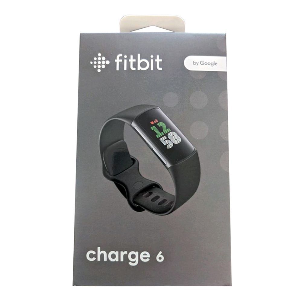 Fitbit Charge 6 OLED Wristband Activity Tracker obsidian/aluminium black_2