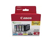 CANON Pachet cartuse cerneala PGI-1500XL multipack, capacitate: black (1020 pages), cyan (1020 pages), magenta (1020 pages), yellow (1020 pages), Compatibilitate: MAXIFY MB2050, MAXIFY MB2150, MAXIFY MB2155, MAXIFY MB2350, MAXIFY MB2750, MAXIFY MB2755_1