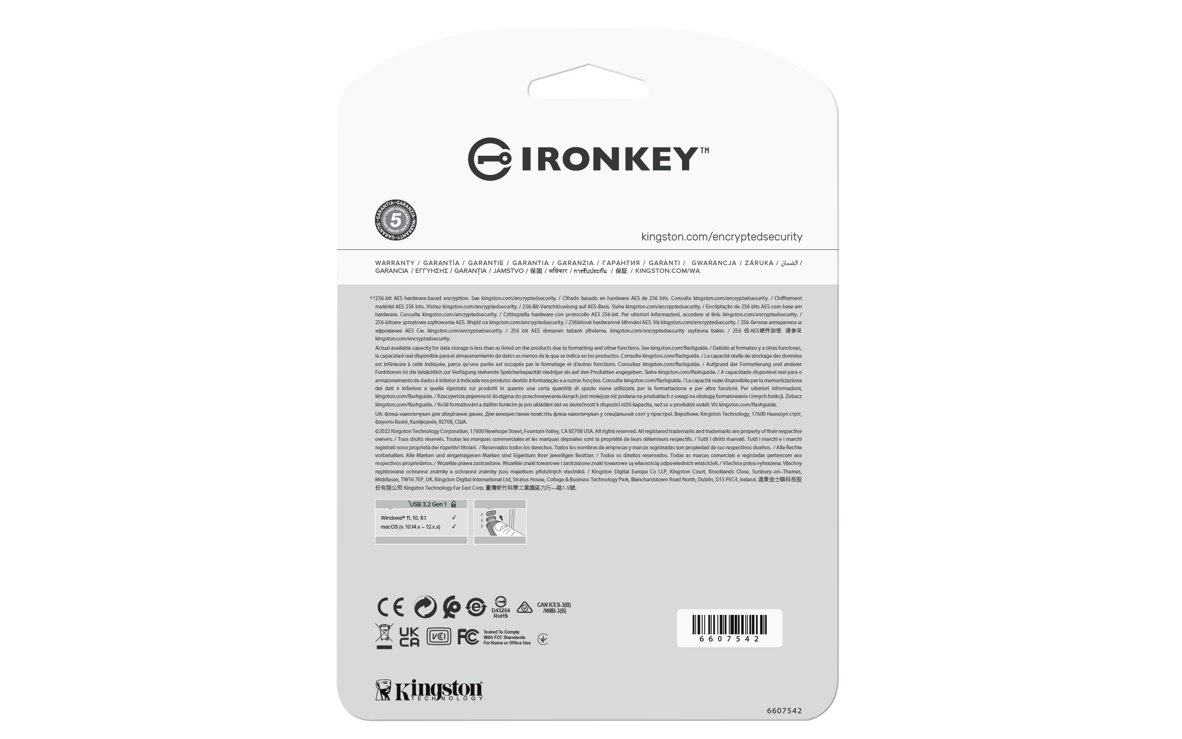 Kingston IronKey 32GB  USB 3.2 Gen 1 Vault Privacy 50 Series_8