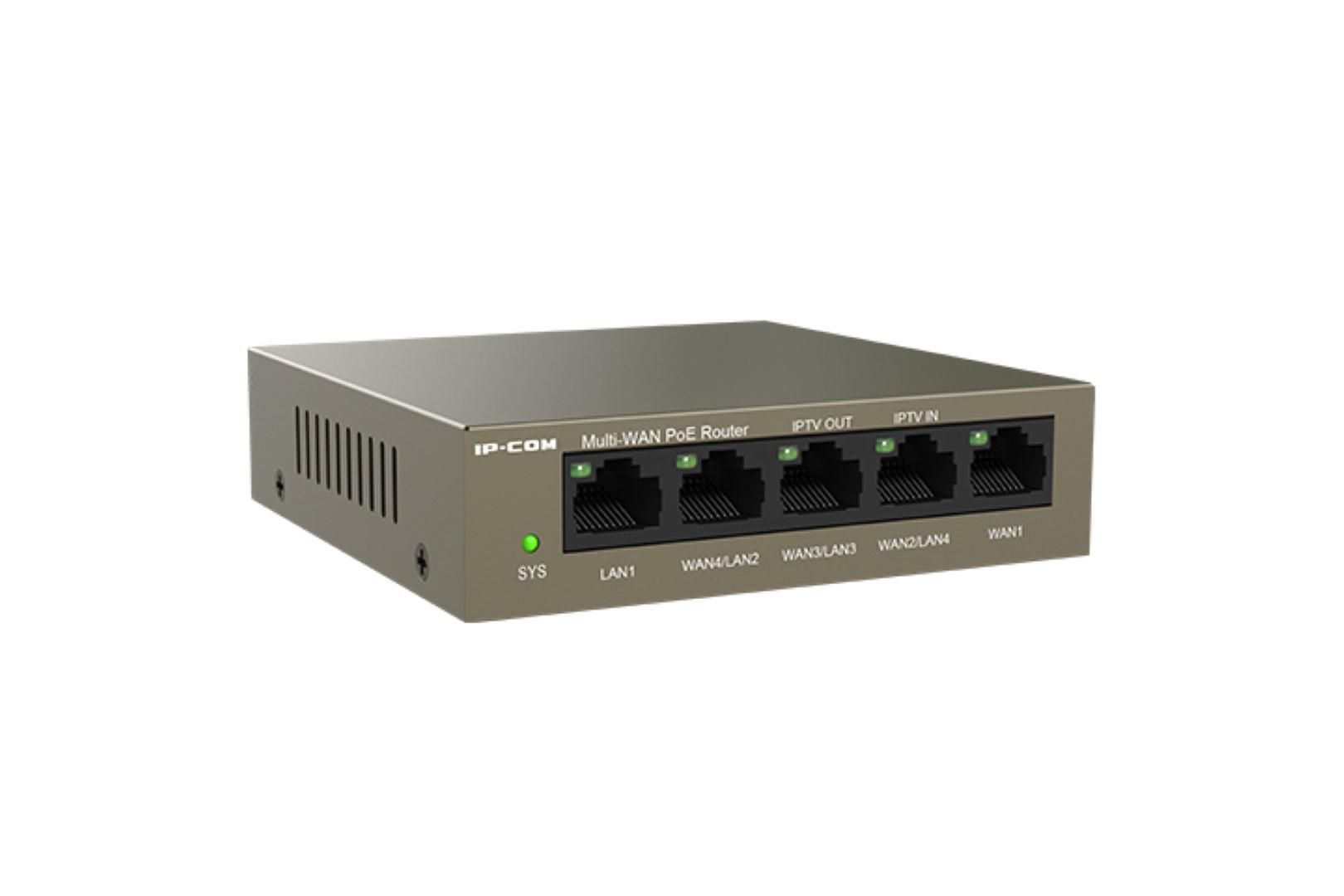 IP-COM 5 PORT CLOUD MANAGED POE ROUTER, M20-POE, Dimensiuni: 100*100* 26mm, Capacitate clienti: 150, NAT (Static IP) 940Mbps/930Mbps, NAT(DHCP)  941Mbps/932Mbps, NAT(PPPoE)  914Mbps/924Mbps, AP Management: 16, VLAN: 4, Procesor Dual core 1.0Ghz, RAM: 128Mb, Flash: 16Mb, Interfata: 5 x GE (Max 4 WAN_3