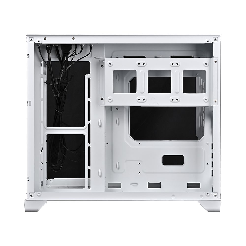 Carcasa 1STPLAYER MV6 Mid Tower ARGB ALB, Tempered Glass, Sloturi Expansiune 4, Drive Bays: 2x3.5