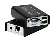 NET SWITCH KVM EXT CAT5 100M/USB/VGA CE100-AT-G..._1