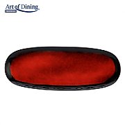 SET 4X PLATOU CERAMICA 38x15 CM, VULCANO, ART OF DINING BY HEINNER