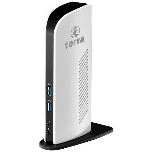 TERRA MOBILE Dockingstation 732 USB-A/C Dual Display inkl.5V/4A Netzteil, USB-A/C Kabel zu Notenooks_1