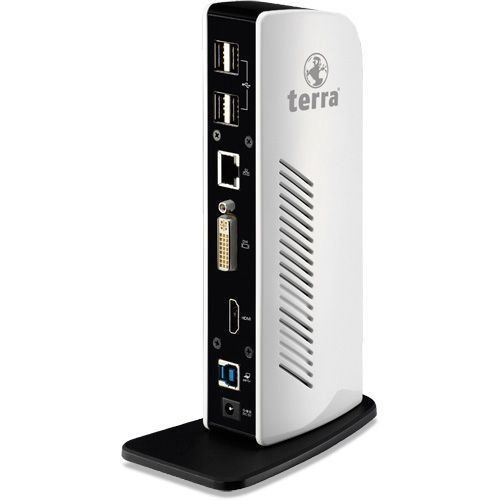 TERRA MOBILE Dockingstation 732 USB-A/C Dual Display inkl.5V/4A Netzteil, USB-A/C Kabel zu Notenooks_2