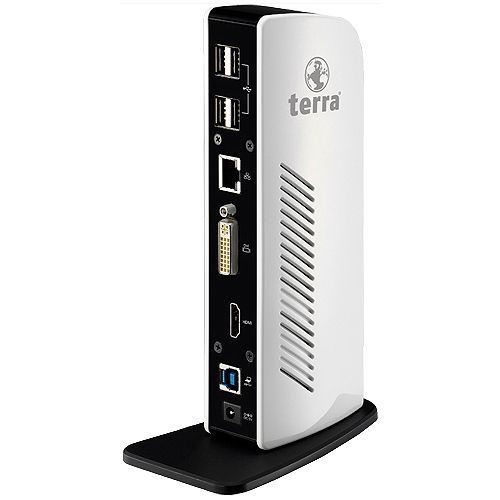 TERRA MOBILE Dockingstation 732 USB-A/C Dual Display inkl.5V/4A Netzteil, USB-A/C Kabel zu Notenooks_3