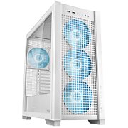 Carcasa ASUS GT302 TUF GAMING Mid Tower ARGB ALB, Tempered Glass, Sloturi Expansiune 8 (3 aditionale vertical), Drive Bays: 2x3.5