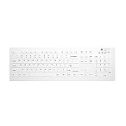 CHERRY Keyboard AK-C8112 Medical corded sealed [DE] white IP68 kabelgebunden, vollversiegelt, IP68_1