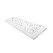 CHERRY Keyboard AK-C8112 Medical wireless sealed [DE] white IP68 kabellos, vollversiegelt, IP68_2