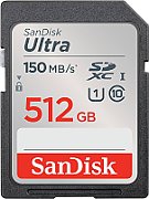 SANDISK ULTRA 512GB/SDXC MEMORY CARD 150MB/S