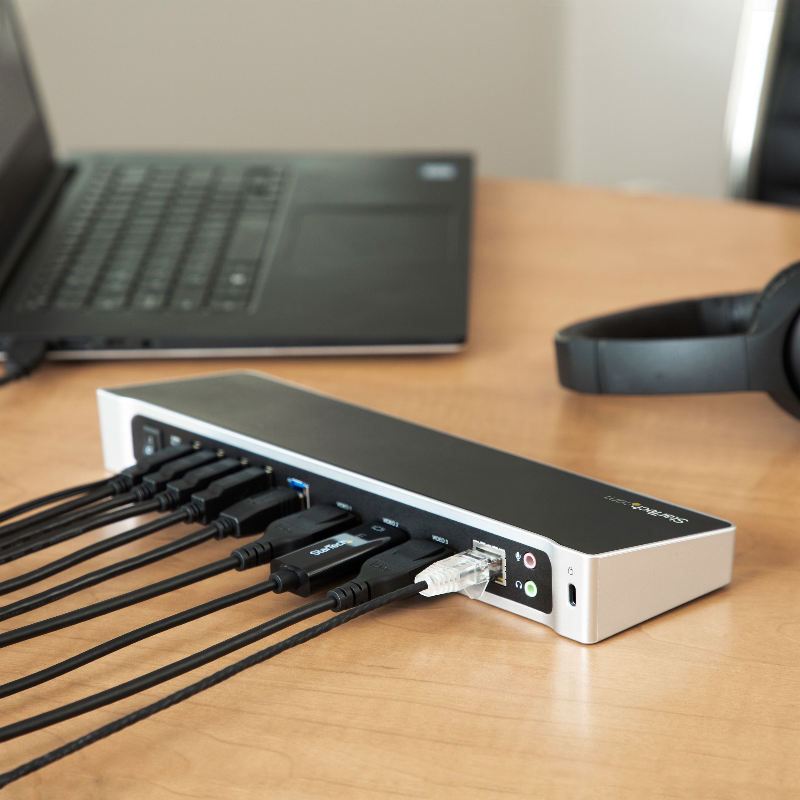 TRIPLE-VIDEO LAPTOP DOCK/LAPTOP DOCKING STATION WITH 4K_6