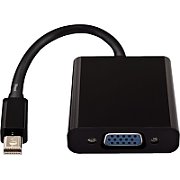 MINI DP TO VGA ADAPTER BLACK/MINI DP TO VGA ADPTR 1080P FHD_1