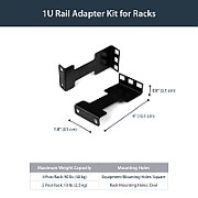 4IN RACK DEPTH ADAPTER - 1U/._8