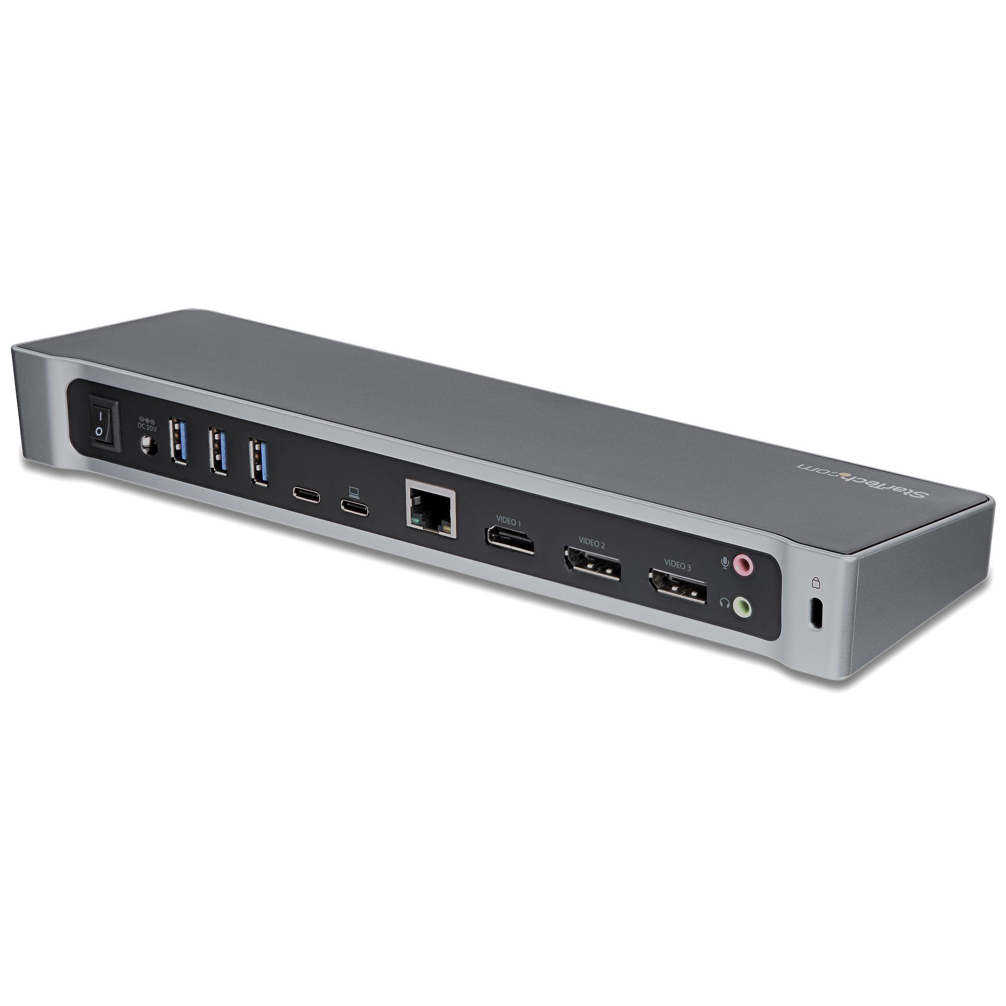 TRIPLE 4K USB-C DOCK - 100W PD/2X DP + HDMI - 100W USB PD_3