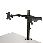 DESK MOUNT DUAL MONITOR ARM/UP TO 32IN MONITORS - CROSSBAR_2