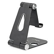 SMARTPHONE AND TABLET STAND -/PORTABLE AND FOLDABLE - BLACK_2