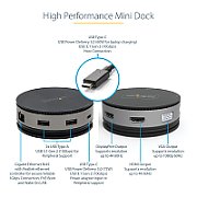 USB TYPE-C 10GBPS MINI DOCK/DOCK HDMI/DP/VGA -PD/USB/GBE_9