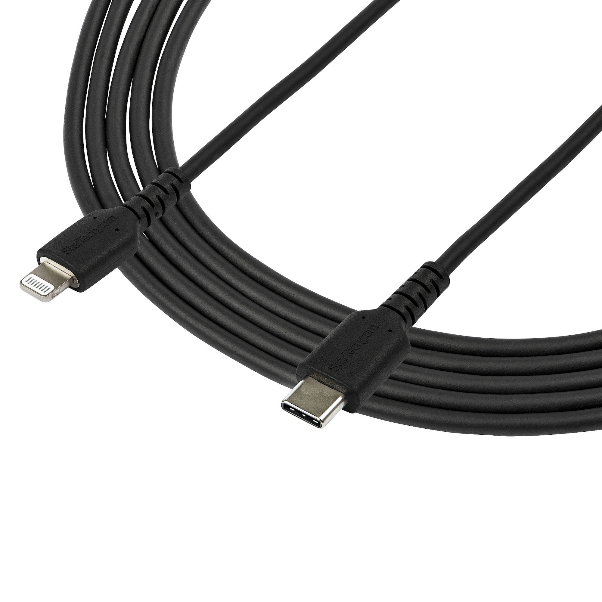 USB C TO LIGHTNING CABLE/BLACK - ARAMID FIBER_4