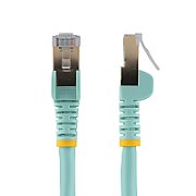 10M CAT6A ETHERNET CABLE AQUA/AQUA - SHIELDED COPPER WIRE_1